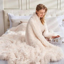 GONAAP Fuzzy Faux Fur Throw Blanket Ivory Super Soft Cozy Plush Fuzzy Shaggy Blanket for Couch Sofa Bed (Ivory, Throw(50"x60")) by CozyNest Decor