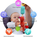 BLOOBLOOMAX Sock rattles for Babies 0-24 Months Baby Animal Foot Finder Educational Toys by TinyTreasures Baby Boutique