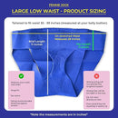 Patented Women’s Pelvic Floor Orthotic Support Belt ― Uterus Pain Relief Girdle for Dropped Bladder, Vulvar Varicosities, Postpartum Recovery, SPD | Low Waist - SAPPHIRE BLUE - L by TinyTreasures Baby Boutique
