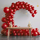 140pcs Ruby Red Round Balloons Different Sizes 18 12 10 5 Inch Latex Balloons for Arch Decoration Party Balloon Kit for Graduation Birthday Party Wedding Balloon Baby Shower Decoration by TinyTreasures Baby Boutique