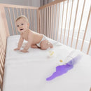 Waterproof Crib Mattress Protector Zippered 2 Pack, 6-Side Waterproof Crib Mattress Encasement, Durable Zipper, Noiseless, 28'' X 52" X 6" by TinyTreasures Baby Boutique