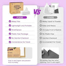 Poesie Laundry Detergent Sheets Lavender Scent 160 Sheets 80 Large Loads Soap Sheets Eco-Friendly Zero Plastic Hypoallergenic Portable Green Package Liquid Less HE Washing Detergent Strips for Save Place Traveling No Waste by CozyNest Decor