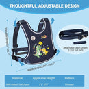2025 New Safety Harness for Autism and Special Needs Child (3-6 yrs), Anti-Elopement Vest Harness with Light Reflector and Grab Handle for Active, Autistic ADHD Kids,Adjustable Tether Leash with Pouch by TinyTreasures Baby Boutique