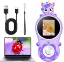 Kids Magnifying Glass with 8 Lights,Handheld Microscope for Stem Toys, Edu Gift Age 4-6 8-12 Children Students by TinyTreasures Baby Boutique