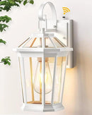 VIANIS Outdoor Porch Lights - Dusk to Dawn Exterior Wall Lights, 100% Anti-Rust Aluminum Waterproof, White Sconce Lanterns for Garage by GreenHaven Gardens