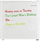 FRIGIDAIRE EFR107-WHITE, Mini Fridge for Dorm with White Board & Small Ice Freezer 1.6 Cu Ft Compact Refrigerator, White by CozyNest Decor