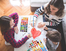 AROIC 36 Colors Watercolor Paint Set, Watercolor Pan Set with 10 Nylon Brushes and 6 Refillable Water Brushes. Perfect for Adults, Children and Beginner Artists. by TinyTreasures Baby Boutique