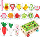 Toddlers Montessori Wooden Educational Toys for Baby Boys Girls Age 1 2 3 Year Old, Shape Sorting Toys 1st One First Birthday Girl Gifts for Kids 1-3, Wood Preschool Learning Fine Motor Skills Game by TinyTreasures Baby Boutique