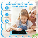 Decute Kids Toys LCD Writing Tablet with Stylus, 8.5 Inch Erasable Toddlers Doodle Board, Reusable Drawing Pad for Kids, Educational Christmas Birthday Gift for 3 4 5 6 7 8 Girls Boys Toddler Blue by TinyTreasures Baby Boutique