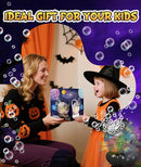 Halloween Bubble Machine - Bubble Maker for Kids with Colorful LED Light, Make Larger Bubbles, USB-C Rechargeable, 600ml Capacity - Bubble Toys Gifts Ages 3+ for Boys, Girls, Outdoor, Birthday, Party by TinyTreasures Baby Boutique
