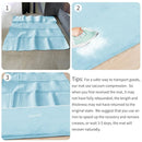 Baby Play Mat for Floor,1.3" Thick Elasti-Foam 50"×50" Playpen Mat for Tummy Time,Water Repellent Soft Coral Velvet for Toddler,Infant,Kids,Non-Slip Backing Safe for Crawling(Light Blue) by TinyTreasures Baby Boutique