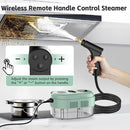 Steam Cleaner, Handheld 2500W Pressurized Heating Steamer for Cleaning,Multi-Purpose Steamer for Home Use with Water Tank, Steam Cleaner for Dirt, Grease,Grout,Tile, Floor,Couch,Car,Green by TinyTreasures Baby Boutique