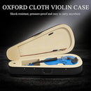 4/4 Beginner Violin Kit for Adults, Complete Full Size Violin Set with Portable Case, Bow, Rosin, Dark Blue by TinyTreasures Baby Boutique