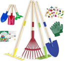 Kids Gardening Tools Outdoor Toys Set Backyard Play Educational STEM Learning Pretend Toys Outdoor Indoor for Toddlers Kids Boys Girls by GreenHaven Gardens