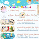 42 Designs First Year Milestones,Wooden Baby First Holiday Signs,Baby Monthly Milestone Photo Props for Newborn to Age 1,Pregnancy Baby Shower Cards (First Holiday Milestone) by TinyTreasures Baby Boutique