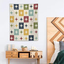 ICMOLYYENLO Boho Medieval Cat Tapestry, Abstract Atomic Starburst Geometric Aesthetic Art Wall Hanging For Bedroom Living Room Dormitory 60x80 Inches by CozyNest Decor