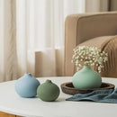 Ceramic Vase Set of 3, Mini Flower Vase for Home Decor, Modern Vase, Small Flower Vases for Dining Table Centerpieces,Living Room,Shelf,Mantel and Entryway Display by CozyNest Decor