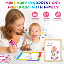 75ml Pink Baby Hand and Footprint Ink Kit, Baby Handprint Footprint Paint for Newborn Keepsake, Dog Cat Paw Print Kit, Washable, Non Toxic Acid-Free, Safe Gentle for Ideal New Mom Gifts by TinyTreasures Baby Boutique