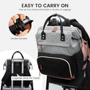 LOVEVOOK Diaper Bag Backpack, Baby Bag with Changing Station, Large Diaper Backpack for Moms Dads, Waterproof Leather Accents Baby Boy and Girl Bag for Travel Baby Essentials by TinyTreasures Baby Boutique