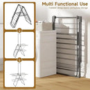 Bigzzia Clothes Drying Rack Foldable, 68.9Inch High Hanger Laundry Drying Rack with 4 Height-Adjustable Wings, Lightweight and Space Saving Clothes Airer for Apartments, Dorms, Camping by CozyNest Decor