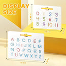 GAMENOTE Double Sided Magnetic Letter & Number Board Set - Alphabet & Numbers Tracing Board for Toddlers, ABC Uppercase & Lowercase Practicing, Math Learning, Educational Toys for Kids by TinyTreasures Baby Boutique