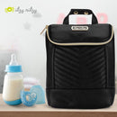 Itzy Ritzy Insulated Bottle Bag – Keeps Bottles Warm or Cool - Holds 3 Bottles and Features Interior Pocket For Ice Pack (Not Included), Jetsetter by TinyTreasures Baby Boutique