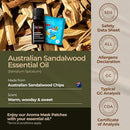 Gya Labs Australian Sandalwood Essential Oil for Skin & Hair - 0.34 Fl Oz - 100% Pure Natural Australian Sandalwood Oil for Diffuser, Aromatherapy Use & Candle Making Scent by CozyNest Decor