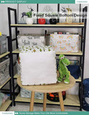 FANKANG Square Nursery Hamper Storage Bins Canvas Laundry Basket Foldable with Waterproof PE Coating Large Storage Baskets Gift Baskets for Children Office Bedroom ClothesToys (SquareGreen forest) by TinyTreasures Baby Boutique