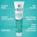 CloSYS Fluoride Toothpaste, 7 Ounce (Pack of 2) Gentle Mint, Whitening, Enamel Protection, Sulfate Free by CozyNest Decor