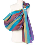 Hip Baby Wrap Ring Sling Baby Carrier for Infants and Toddlers - Beautiful, 100% Soft Cotton Baby Wraps Carrier for Babies 8-35 lbs - Perfect Baby Shower Gifts Moms and Dads - Nursing Cover (Rainbow) by TinyTreasures Baby Boutique