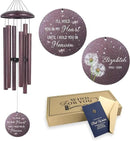 ASTARIN Personalized Memorial Wind Chimes, Customized Sympathy Deep Tone Wind Chime, Grief Gifts for Women Men Husband Wife, Windchimes in Memory of a Loved One Personalized by CozyNest Decor