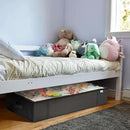 Closet Organizers and Storage - Maximize Space with Under Bed Storage Containers & Clothes Storage - Ideal Closet Organizer, Toy Storage Organizer & Underbed Storage (Black, 4 Pack) by CozyNest Decor