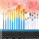 AROIC 36 Colors Watercolor Paint Set, Watercolor Pan Set with 10 Nylon Brushes and 6 Refillable Water Brushes. Perfect for Adults, Children and Beginner Artists. by TinyTreasures Baby Boutique