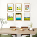 IBUYKE 11 x14 Picture Frame,Set of 3,Solid Oak Wood 11x14 Photo Frame with Mat to 8x10,11x14 Picture Frames With Tempered Glass,Wall Mount Display,Home Decor,Natural Oak 14 x 11 Frame,UWPF1114N-3 by CozyNest Decor
