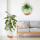 GARDIFE Large Hanging Planter, 12 inch Hanging planters for Indoor. Outdoor Plants, Self Watering Plant Pot, Plant Hanger, White by CozyNest Decor