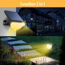 Solar Lights Outdoor Waterproof IP65, 76 LED 3 Lighting Modes Solar Spot Lights Outdoor Yard Garden Landscape Pathway (Warm White, 4 Pack) by GreenHaven Gardens