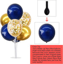 TONIFUL 6 Set Navy Blue Gold Balloon Centerpieces for Table,Balloon Arch Kit for Graduation Decorations 2025 Class of 2025 Party Decorations,New Year,Anniversary,Birthday Decoration by TinyTreasures Baby Boutique