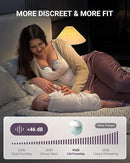 Heated Breast Pump Hands Free, Industry-Leading Heating Tech, Innovative Magnetic Charging Base, App Discreet Control, 20pcs Breastmilk Storage Bags Included, Hospital-Grade Suction, 2 Pack by TinyTreasures Baby Boutique