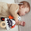 TUMAMA High Contrast Baby Toys, Black and White Infant Toys 0-3 Months for Newborn, Soft Sensory Rattles Toys with Teether for Toddlers by TinyTreasures Baby Boutique
