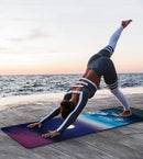 Non Slip Yoga Mat TPE Workout Mat for Men Women, Thick Workout Mat with Carrying Strap, Fitness Mats for Exercise, Yoga, Fitness, Pilates, Floor Workouts (72" x 24" x 6mm) by TinyTreasures Baby Boutique