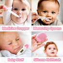 Baby Grooming Kit, Infant Safety Care Set with Hair Brush Comb Nail Clipper Nasal Aspirator,Baby Essentials Kit for Newborn Girls Boys (Pink Baby Grooming kit) by TinyTreasures Baby Boutique