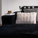 ovios 104" Cloud Sectional Couch with L-Shape Chaise,Modern Modular Sofa with Deep Seat, Upholstered Couches for Living Room Bedroom,No Assembly Required, Black (Plush Corduroy Fabric) by CozyNest Decor