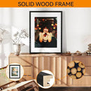IBUYKE 18x24 Picture Frame,Solid Oak Wood 18x24 Photo Frame with Mat to 16x20,18x24 Picture Frames With Tempered Glass,Wall Mount Display,Home Decor,Black Oak 24 x 18 Frame,UWPF1824B by CozyNest Decor
