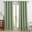 NICETOWN 100% Blackout Olive Green Curtains for Bedroom, Thermal Insulated Window Curtains 96 Inch Length 2 Panels Set, Grommet Top Drapes for Living Room, 52" W x 96" L by TinyTreasures Baby Boutique