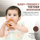 Baby Essentials – Wooden Teething Toy for 3–6 Months | Natural Baby Rattle | Safe Toys for Newborns by TinyTreasures Baby Boutique