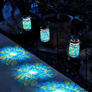 Cooo 4 Pack Mosaic Solar Lanterns Outdoor Waterproof Jar Lights Solar Powered, Hand Paste 141 Crystal Mosaics Table Hanging Garden Backyard Decor Lamps （Just a Little More, Get Double The Deligh by GreenHaven Gardens