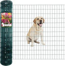 Green PVC Coated Welded Wire Fence 48 Inch x 50 Foot, 2 Inch x 4 Inch 14GA, Garden Border Fencing Roll Vinyl Coating Metal Wire Mesh Hardware Cloth for Yard Vegetable Plant Protection by GreenHaven Gardens