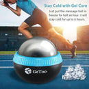 Cryosphere Cold Massage Roller Ball - 2.8 Inch Ice Massage Ball for Deep Tissue, 6 Hours Cold Therapy, Detachable Rolling Ball, Blue and Black by CozyNest Decor