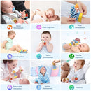 Bloobloomax Baby Rattles Toys for 0-12 Month, Infant Girl Boy Toys for Babies 3-6 Months, Newborn Hand & Foot Toys for 0 to 9 Months, Baby Shower Gifts Set with Wrist Rattle Socks by TinyTreasures Baby Boutique