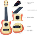 17inch Mini Guitar Toy, 4 Strings Guitar for Kids Musical Instrument Toys for Toddler Kids/Boys/Girls/Beginner. by TinyTreasures Baby Boutique